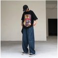 thumbnail image 6 of Kukuzhu Baggy Jeans for Women Men Y2K Cargo Jeans Fairycore Wide Leg Jeans Aesthetic Vintage Clothes 90s Hip Hop Streetwear, 6 of 7