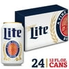 Miller Lite American Light Lager Beer, 4.2% ABV, 24-pack, 12-oz beer cans