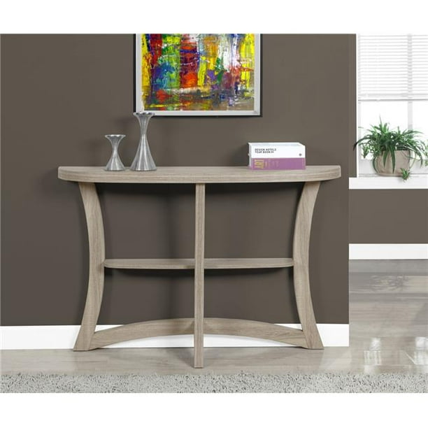 Monarch Accent Table 47"L / Dark Taupe Hall Console