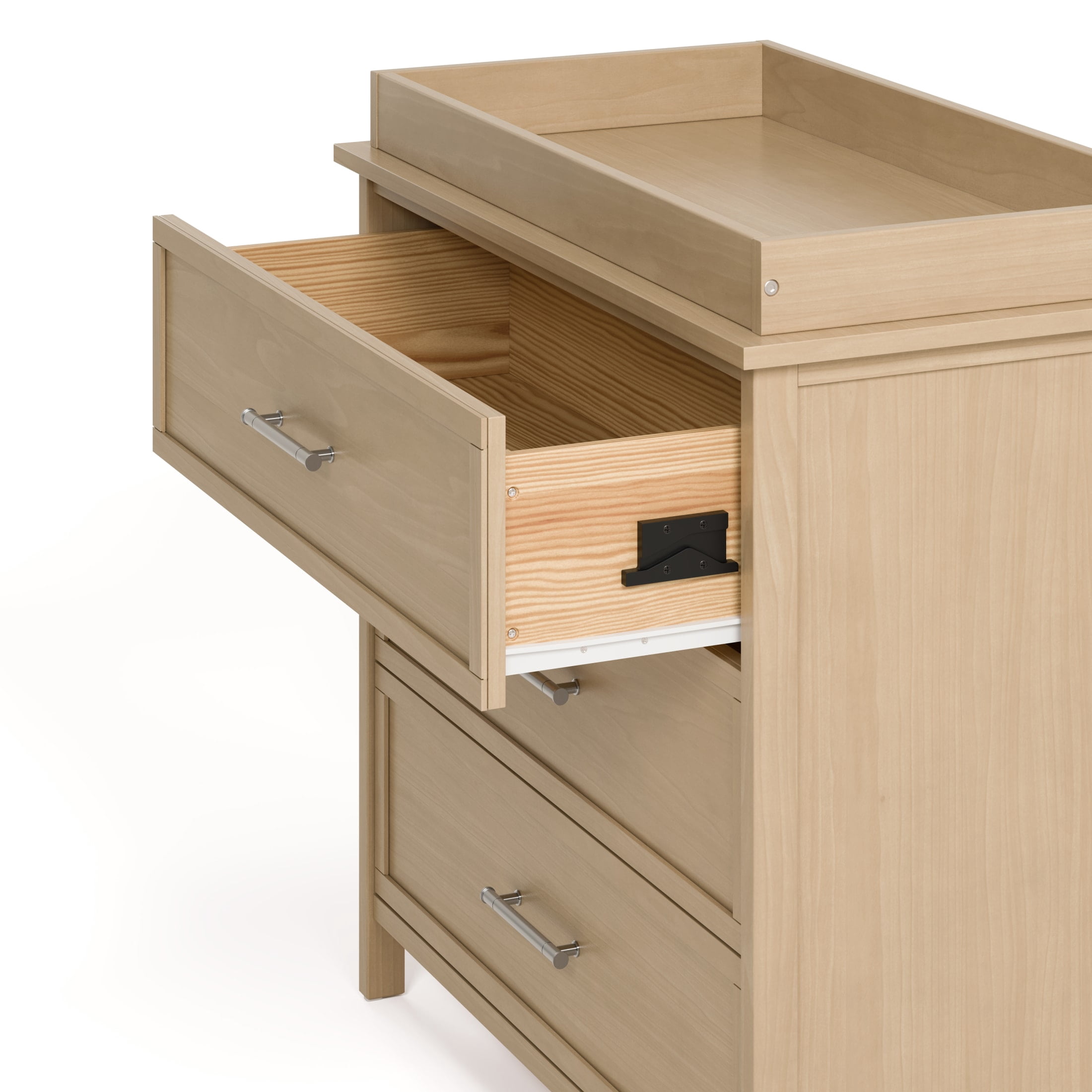 Graco Classic 3 Drawer Dresser with Infant Changing Topper, Driftwood