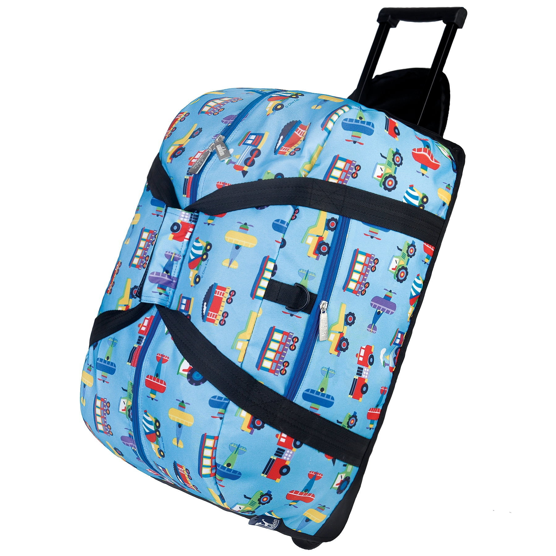 Trains, Planes & Trucks Rolling Duffel Bag