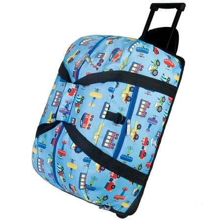 Trains, Planes & Trucks Rolling Duffel Bag