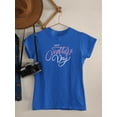 thumbnail image 3 of Mother's Day Pink White Text Shaped T-Shirt Women -Image by Shutterstock, Female Large, 3 of 4