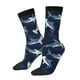 thumbnail image 1 of Balery Cute Shark Calcetas Largas con Estampado para Hombre y Mujer – Suaves y Transpirables, Talla Única (US 5-11), 1 of 6