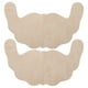 thumbnail image 1 of Pegatinas para cubrir pezones, encaje autoadhesivo desechable, ropa interior invisible en forma de EE. UU., almohadillas para sujetador (Caqui D), 1 of 5