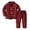 Children Loungewear - Red, variant on REDARER Unisex Kids 2 Piece Flannel Pajama Set Plaid Print Lapel Button Front Top Elastic Waist Long Pants Sleepwear Loungewear Outfit,6-12 Months