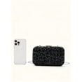 thumbnail image 4 of REMANLAND Women's   Rhinestone Evening Clutch Purse, Black, 4 of 6