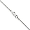 thumbnail image 4 of 14K White Gold Wg 1mm Parisian Wheat Chain (30 X 1) Made In United States pen260-30, 4 of 5