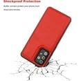 thumbnail image 5 of REQO Compatible with Samsung Galaxy A52 Wallet Case with Card Holder, PU Leather Kickstand Card Slots Case, Double Magnetic Clasp and Durable Shockproof Cover 5G 6.5 Inch(Red), 5 of 5