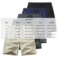 thumbnail image 3 of Men's Solid Color 2 Pocket Summer Ice Silk Drying Running Shorts with Zipper Pockets, 3 of 8
