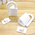 thumbnail image 5 of 2pcs White 4 Baby Proof Safety Locks Door Protector Security, 5 of 6