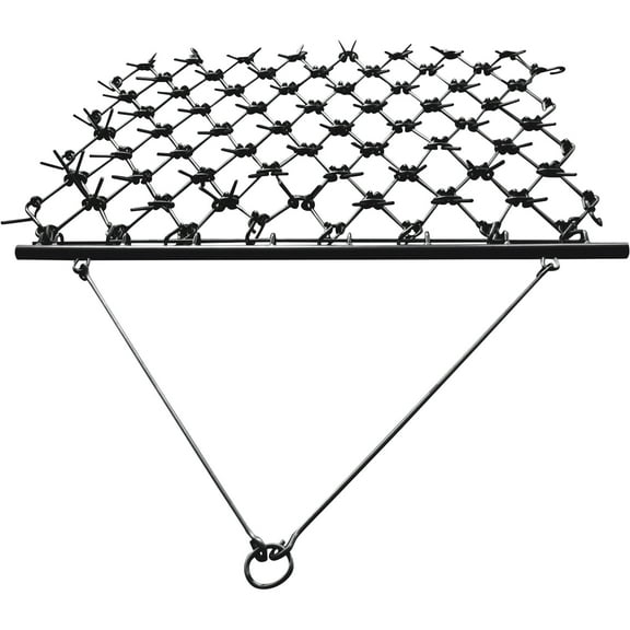 NorTrac Harrow Rake, 48 1/2in.W x 64in.L, 3/8in. Dia. Tines