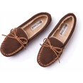 thumbnail image 2 of Minnetonka Men's Pile Lined Softsole, Charcoal, Size 11.5, 2 of 7