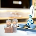 thumbnail image 4 of WHAMVOX Estatua De Pareja Anciana En Resina Para De Aniversario Y Ambiente Acogedor, 4 of 6