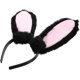 thumbnail image 2 of Diadema con orejas de conejo de peluche, adorable broche para el pelo con orejas de conejo de Pascua, recuerdo de fiesta de Pascua, 2 of 7