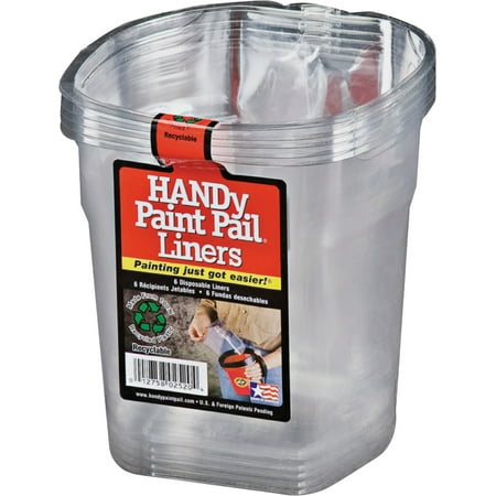 

BERCOM Handy Pail Liner 1 Qt. Clear