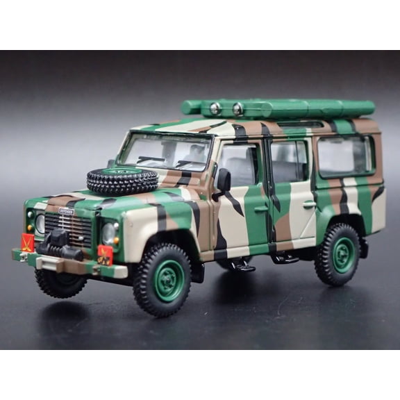 Open Box LAND ROVER DEFENDER 110 MALAYSIAN ARMY 1/64 SCALE COLLECTIBLE DIECAST MODEL CAR