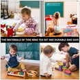 thumbnail image 1 of unbranded 1 Set Portable Tea Party Set for Children Red Plastic for Playing, 1 of 2