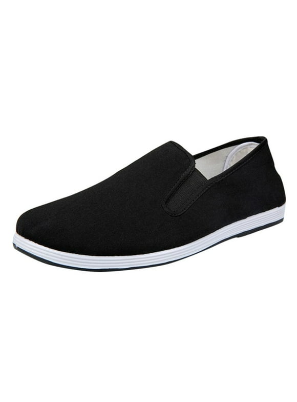 mens white canvas slip on shoes