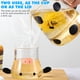 thumbnail image 4 of 1 Punta de agua de vaca de leche con taza Hervidor de agua de vidrio creativo en forma de vaca con taza de vidrio, 4 of 7