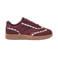 thumbnail image 3 of LUCKY STEP Womens Fashion Sneakers with Bow Detail Comfort Casual Shoes,Burgundy, 3 of 6
