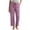 Pink, variant on DYTTDG Women's Casual Drawstring Waist Pants | Elastic Waist Tapered Cropped Trousers with Adjustable Hem & Pockets, Loose Fit Lounge Pants
