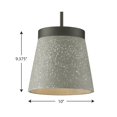 thumbnail image 6 of Terrazzo Collection One-Light Graphite and Grey Terrazzo Hanging Pendant Light, 6 of 6