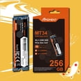 thumbnail image 5 of NVMe M.2 2280 PCIe Gen 3x4, Disque SSD Interne (MT34 256 Go), 5 of 5