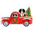 thumbnail image 3 of CafePress - Christmas Berner Red Truck Long Sleeve T Shirt - Women's Long Sleeve Graphic Casual T-Shirt, 3 of 4