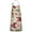 Beige Christmas Santa, variant on Beige Christmas Gingerbread Man Pattern Apron-Garden Aprons for Women with Pockets-Cotton Linen Waterproof Kitchen Cooking Gardening Aprons Adjustable for Kitchen,Cooking,BBQ and Salon 33"x27"
