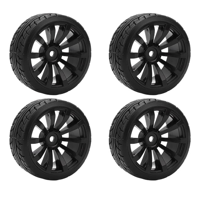 Neumáticos RC Drift Car, 4PCS 1/10 Drift Car RC Neumáticos para On Road Drifting Car RC Drift Juego de neumáticos duros Eficiencia maximizada