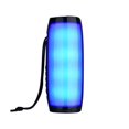 thumbnail image 3 of 10W Portable Rechargeable Bluetooth Speaker Stereo Sound Stereo Bass USB/TF/FM Radio Colorful LED Light Show: Black, 3 of 5