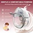 thumbnail image 5 of Tigebraver Hands-Free Wearable Breast Pump, Rechargeable Electric Breast Pump With Smart App, Strong Suction, 4 Modes & Levels, Leakproof Wireless Pump For Driving, Office, Yoga & Sleeping, 5 of 9