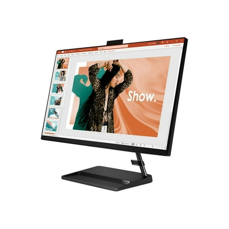Lenovo IdeaCentre AIO 3 27IAP7 F0GJ - All-in-one - with stand - Core i5 1240P / 1.7 GHz - RAM 8 GB - SSD 512 GB - NVMe - Iris Xe Graphics - GigE, Bluetooth 5.2 - WLAN: 802.11a/b/g/n/ac/ax, Bluetooth 5.2 - Win 11 Home - monitor: LED 27" 1920 x 1080 (Full HD) touchscreen - keyboard: English - black