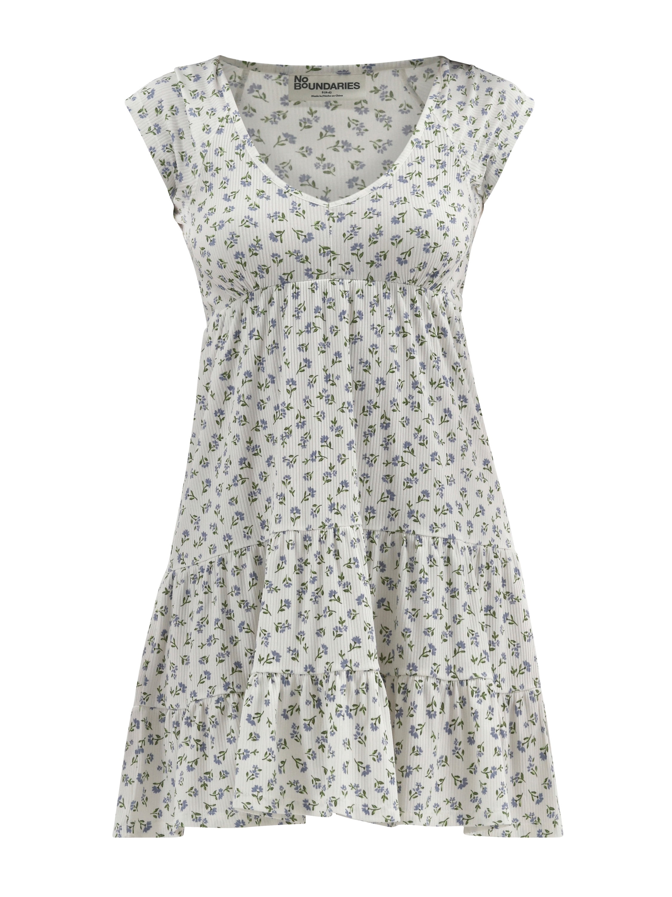 No Boundaries Babydoll Mini Dress, Women's