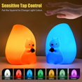 thumbnail image 2 of Children's Night Light, Cute Silicone Baby Night Light, With Touch Control, Squeezable Portable, 2 of 5