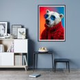 thumbnail image 7 of Diamond Art Kit for Adults, Polar Bear Fashion Sunglasses Style Diamond Painting for Adults Beginners, 5D DIY Diamond Art Painting Kits, Colorful Diamond Painting Craft for Home Decor 12x16 Frameless, 7 of 7