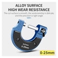 thumbnail image 4 of 0-25MM Caliper Outside Micrometer Machinist Measuring Tool 0.01mm Accuracy Precision Metal Gauge Vernier Calipers ,Accurate Measurement, 4 of 7