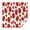 Red Strawberry Plants-1, variant on Red Strawberry Plants Fruit White Pattern Square Tablecloth,Waterproof Square Table Cover,Wipeable Spillproof Washable Table Cover for Home Kitchen Party Decor 42"X42"(107x107cm)
