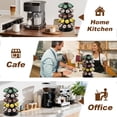 thumbnail image 4 of Tigebraver K Cup Holder, Coffee Pod Holder For Keurig Pods – 40 Capsule Spinning Organizer With 360° Turntable, Space Saving For Kitchen Counter & Office, 4 of 9