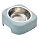 thumbnail image 1 of Comedero elevado para mascotas, antideslizante, inclinado 8 grados, desmontable, para gatos y perros, color azul, 1 of 12