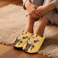 thumbnail image 5 of Psesaysky Cute Giraffe Print Slippers for Women Memory Foam House Bedroom Closed Toe Indoor Slipper Shoes Comfy Trendy Gift Slippers, Size 7.5-8.5, 5 of 7