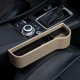 thumbnail image 2 of Relleno de asiento de automóvil perfecl Paquete de 2 organizadores con portavasos Bolsillo L Beige, 2 of 8