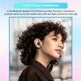 thumbnail image 3 of Bass Stereo Ear Buds A9 Inalámbricos Con Dientes IPX5 Deportivos Impermeables Touch (A9) Azul, 3 of 9