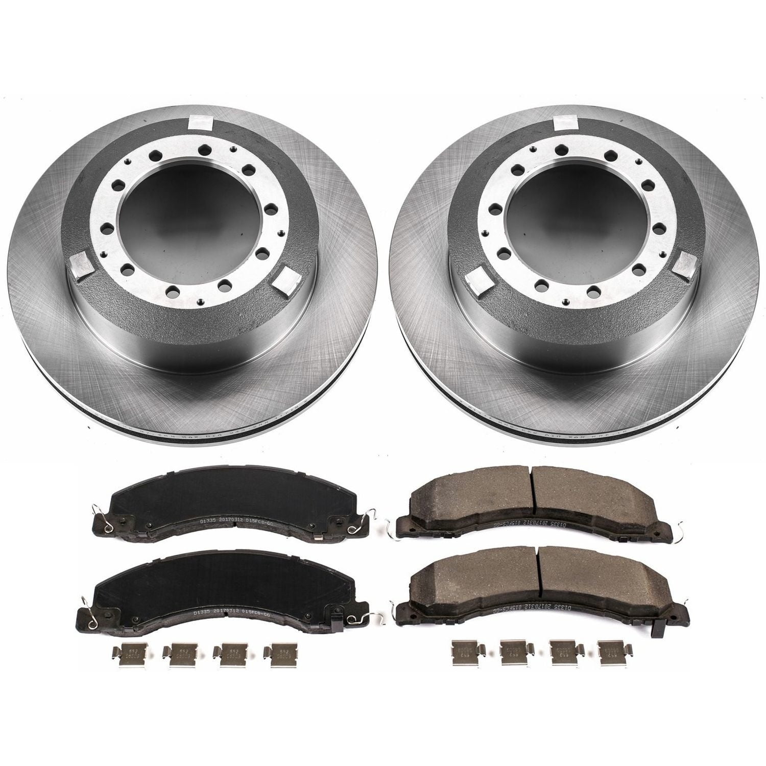 PowerStop Rear Stock Replacement Brake Pad and Rotor Kit Fits: Select Models KOE7800
