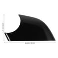 thumbnail image 2 of Hemoton Side Mirror Base Cover Compatible For Tesla Plastic Protects Rearview Mirror Car Interior Accessory Rearview Mirror Trim Replacement, 2 of 7
