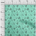 thumbnail image 2 of oneOone Tissu Polyester Spandex Vert Mer Feuilles d'Automne Matériel de Robe Tissu Imprimé Tissu au Mètre 56 Pouces de Large, 2 of 4