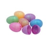 Way To Celebrate Easter 43 Mm Sugar-Textured Bright Plastic Easter Eggs, 12 Count