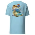 thumbnail image 4 of Unisex Mens Lightweight Adult Jimmy Buffett Style Lower Latitudes Better Attitudes Tropical Graphic Sailboat Beach T-Shirt, 4 of 6