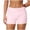 Pink, variant on Women Fold Over Mini Shorts High Rise Stretchy Yoga Rollover Shorts Slim Fit Cute Lounge Shorts Micro Bottoms (Black, S)